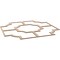 Ekena Millwork 33W x 33H x 14T Small Bradley Decorative Fretwork Wood Ceiling Panels, Red Oak CELW33X33X0250BRDRO - alternate 2